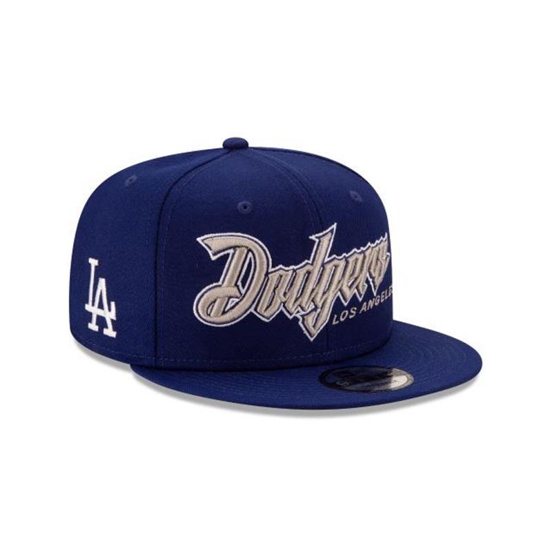 MLB Los Angeles Dodgers Slab 9Fifty Snapback (GTA2285) - Blue New Era Caps